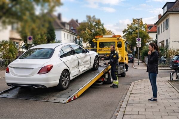 Abschleppkosten nach Verkehrsunfall