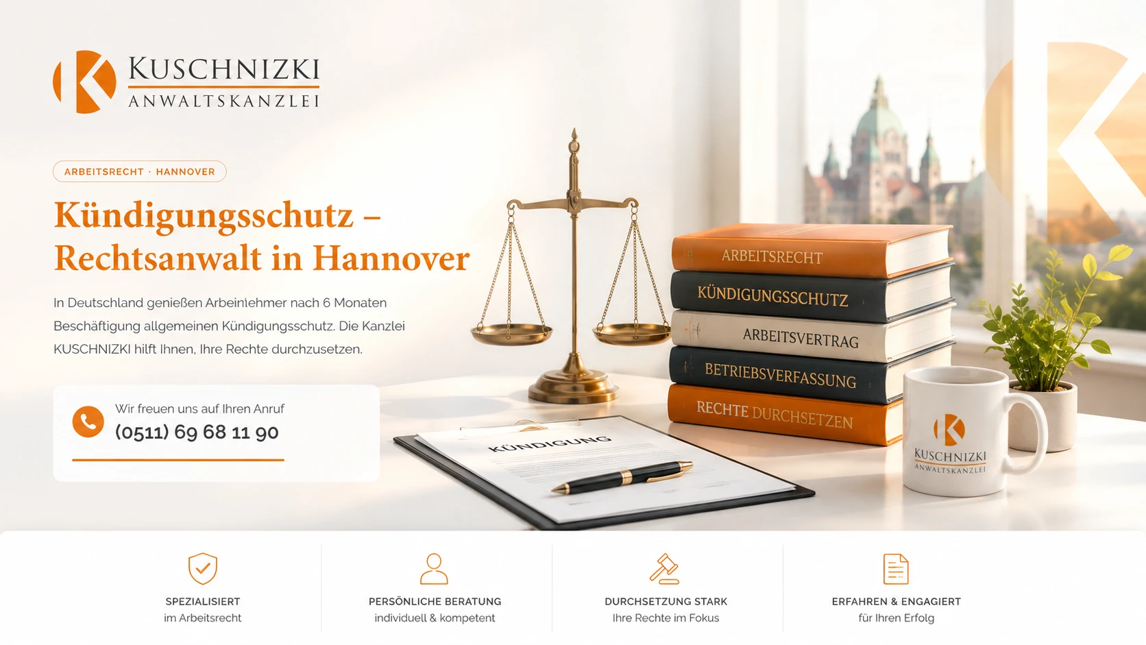 K&uuml;ndigungsschutz nach dem KSchG &ndash; Rechtsanwalt in Hannover