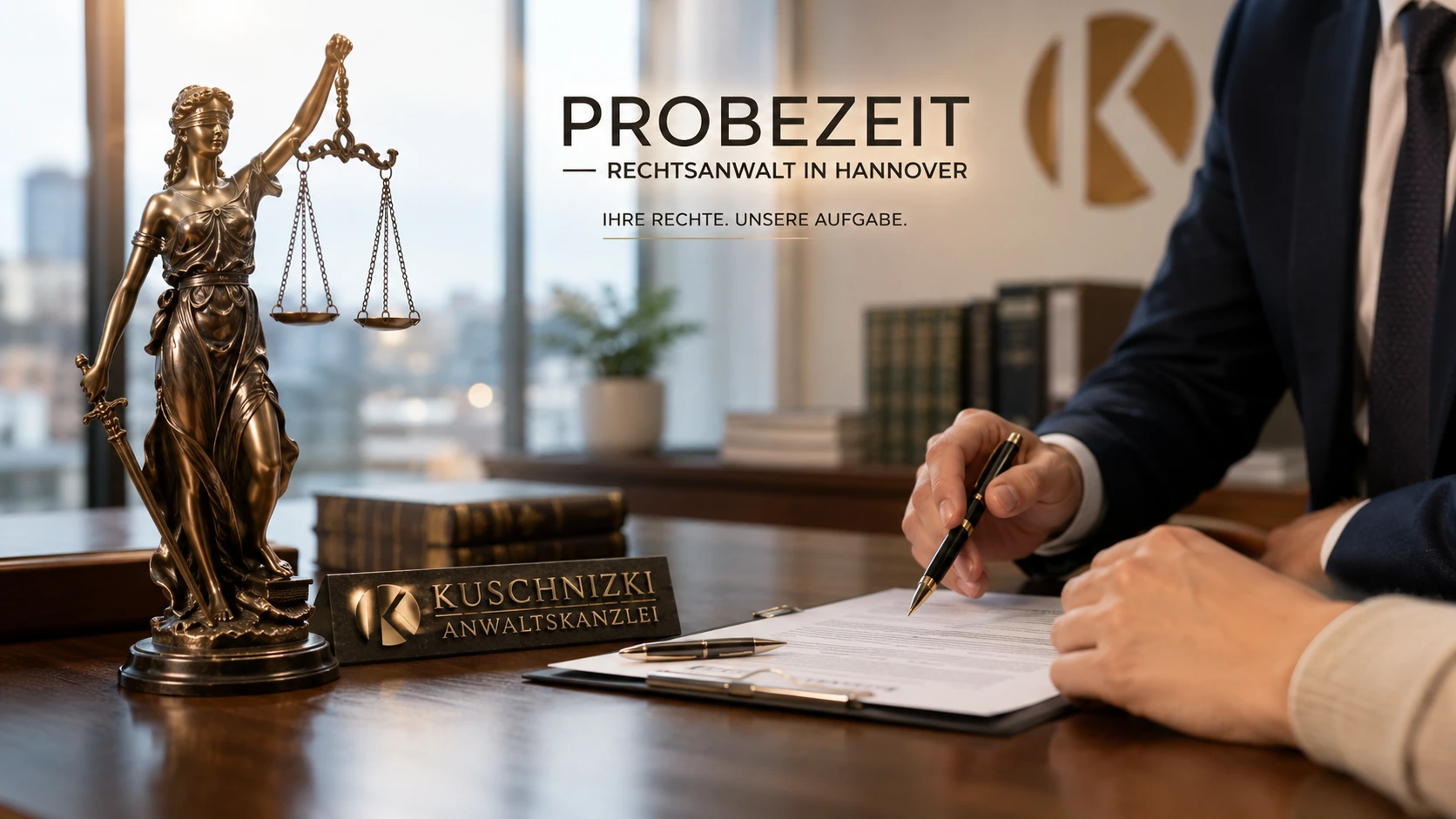 Probezeit im Arbeitsverh&auml;ltnis &ndash; Rechte und Pflichten, Kanzlei KUSCHNIZKI Hannover
